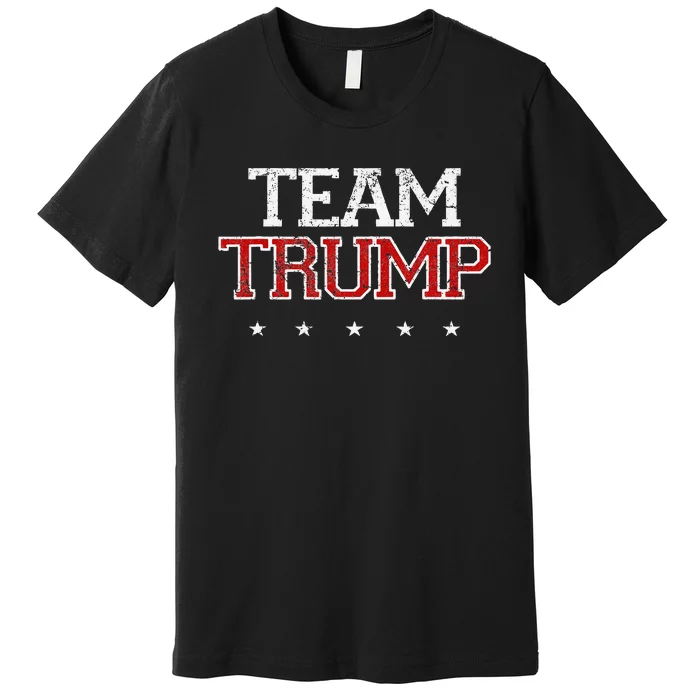 Team Trump Shirts Maga Trump Support Republican Premium T-Shirt