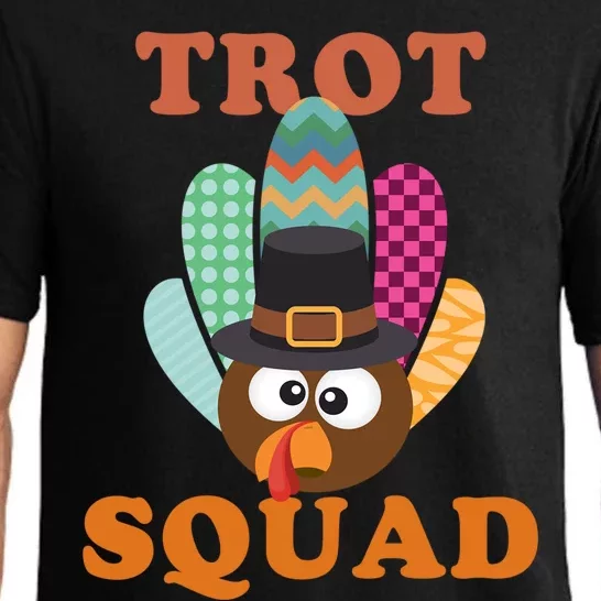 Turkey Trot Squad Gift Pajama Set