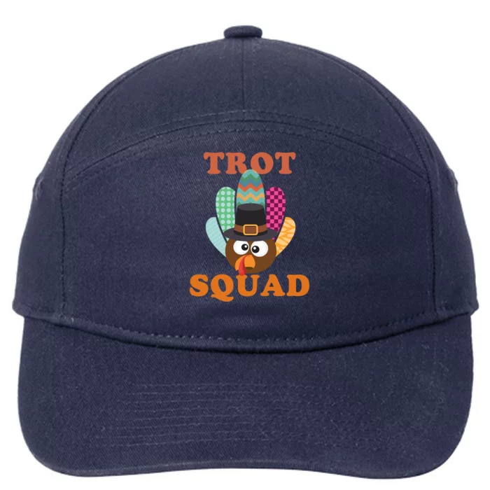 Turkey Trot Squad Gift 7-Panel Snapback Hat