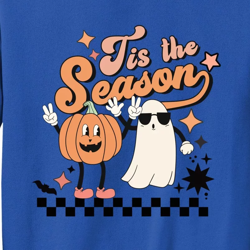 Tis The Season Halloween Ghost Pumpkin Spice Spooky Season Gift Tall Sweatshirt