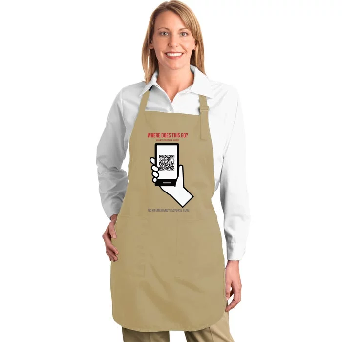 Tech Team Supporter Full-Length Apron With Pocket