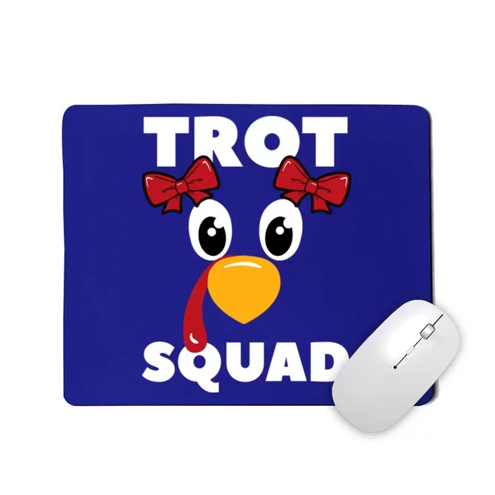 Turkey Trot Squad Thanksgiving Holiday Feast Harvest Gift Mousepad