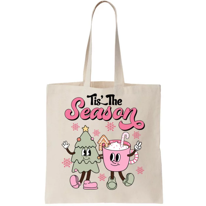 Tis The Season Christmas Jolly Cute Cozy Tote Bag