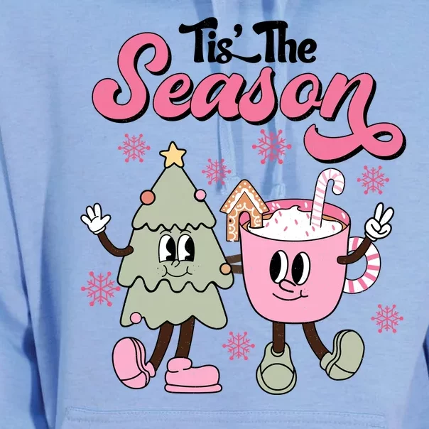 Tis The Season Christmas Jolly Cute Cozy Unisex Surf Hoodie