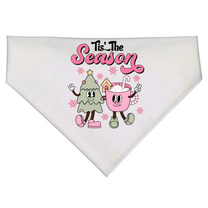 Tis The Season Christmas Jolly Cute Cozy USA-Made Doggie Bandana