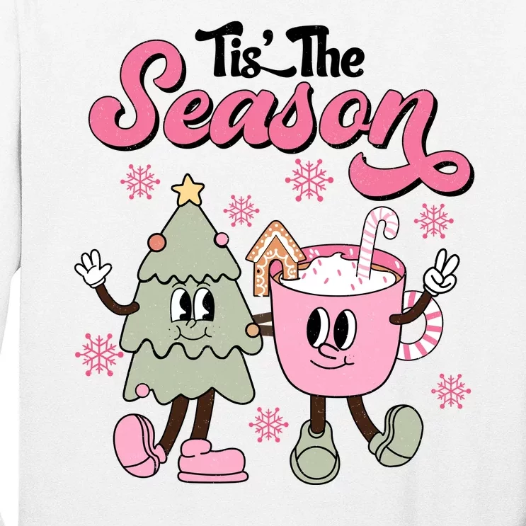 Tis The Season Christmas Jolly Cute Cozy Long Sleeve Shirt