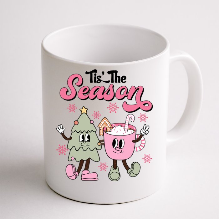 Tis The Season Christmas Jolly Cute Cozy Front & Back Coffee Mug