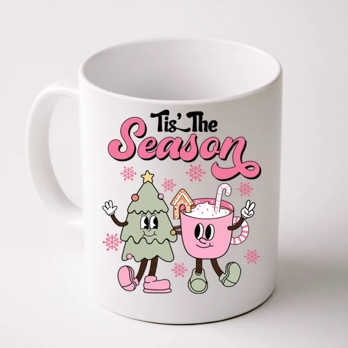 Tis The Season Christmas Jolly Cute Cozy Front & Back Coffee Mug