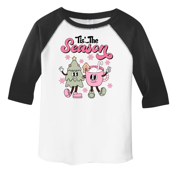 Tis The Season Christmas Jolly Cute Cozy Toddler Fine Jersey T-Shirt