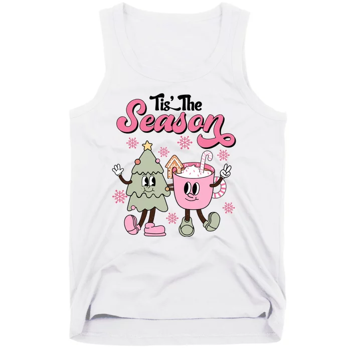 Tis The Season Christmas Jolly Cute Cozy Tank Top