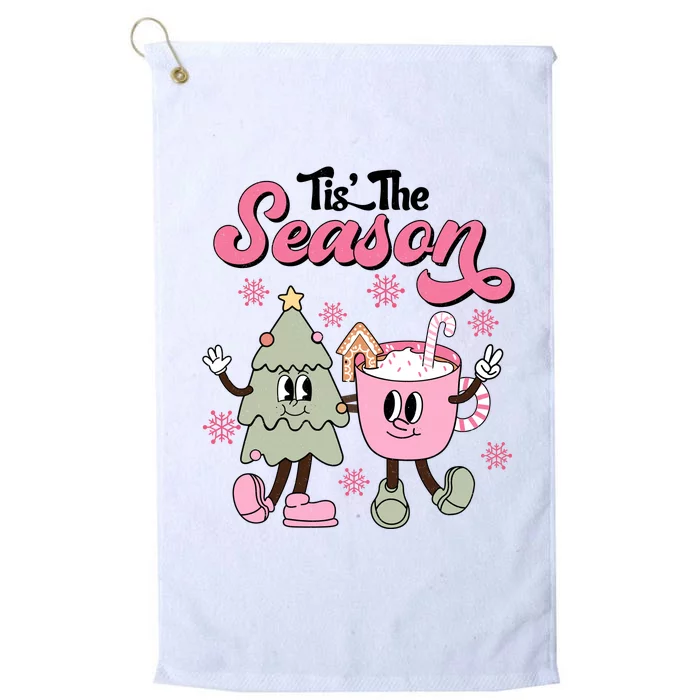 Tis The Season Christmas Jolly Cute Cozy Platinum Collection Golf Towel