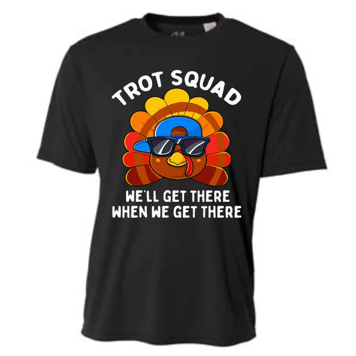 Turkey Trot Squad Funny Thanksgiving Running Costume Cooling Performance Crew T-Shirt