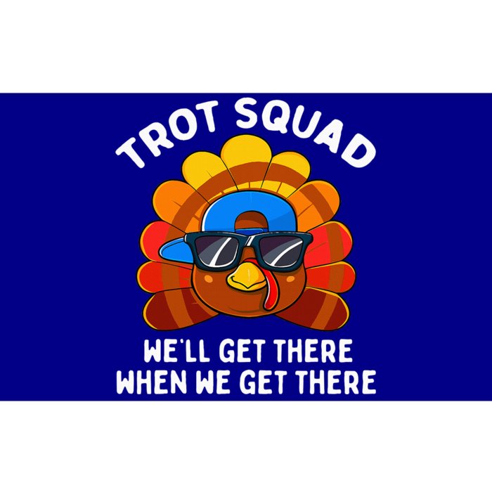 Turkey Trot Squad Funny Thanksgiving Running Costume Bumper Sticker