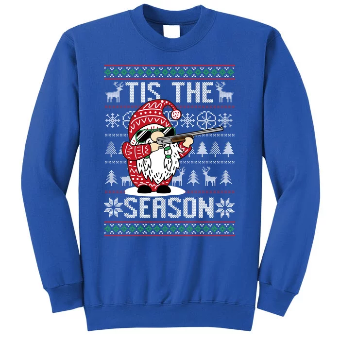 Tis The Season Deer Hunting Gnome Reindeer Christmas Hunter Gift Sweatshirt