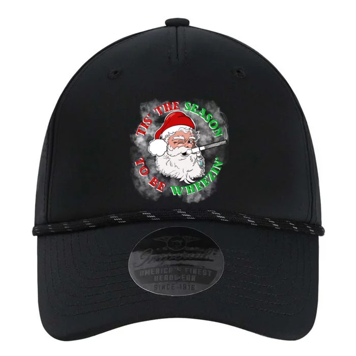 Tis The Season To Be Wheezin Christmas Respiratory Santa Gift Performance The Dyno Cap