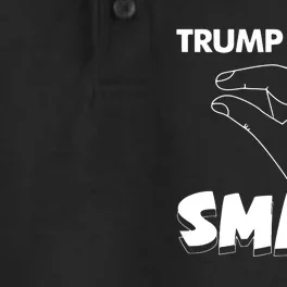 Trump Too Small Funny Quote Design Slogan Anti Trump Humor Dry Zone Grid Performance Polo