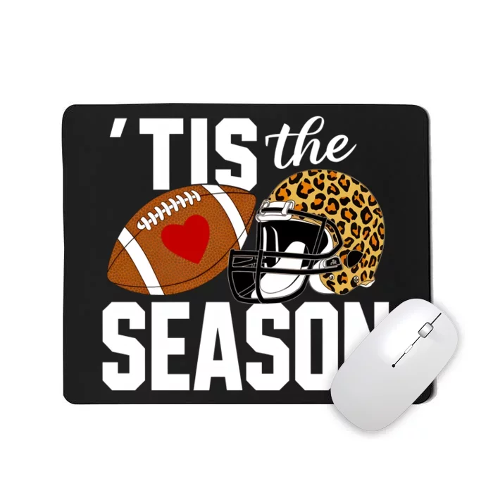 Tis The Season Football Graphic Mousepad