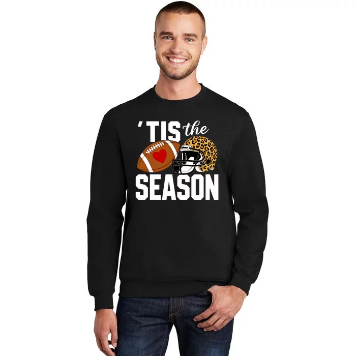 Tis The Season Football Graphic Tall Sweatshirt