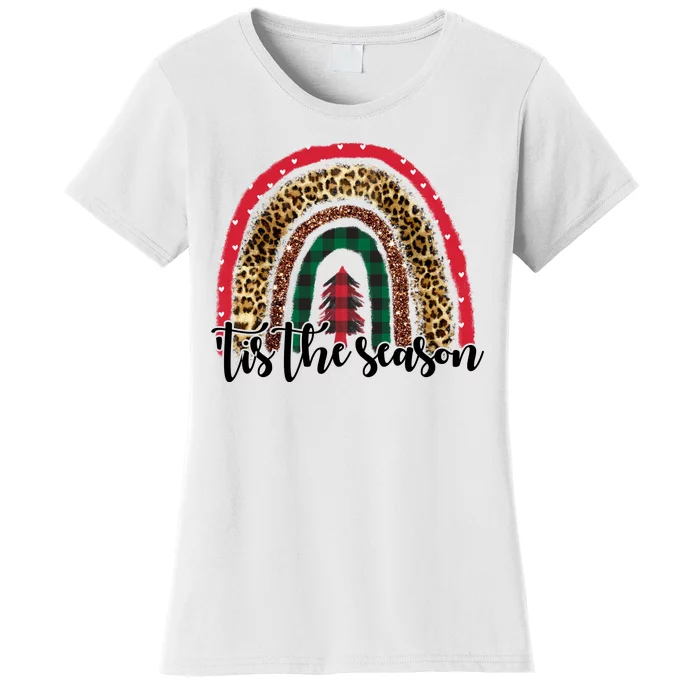 Tis The Season Holiday Rainbow Cute Christmas Women's T-Shirt