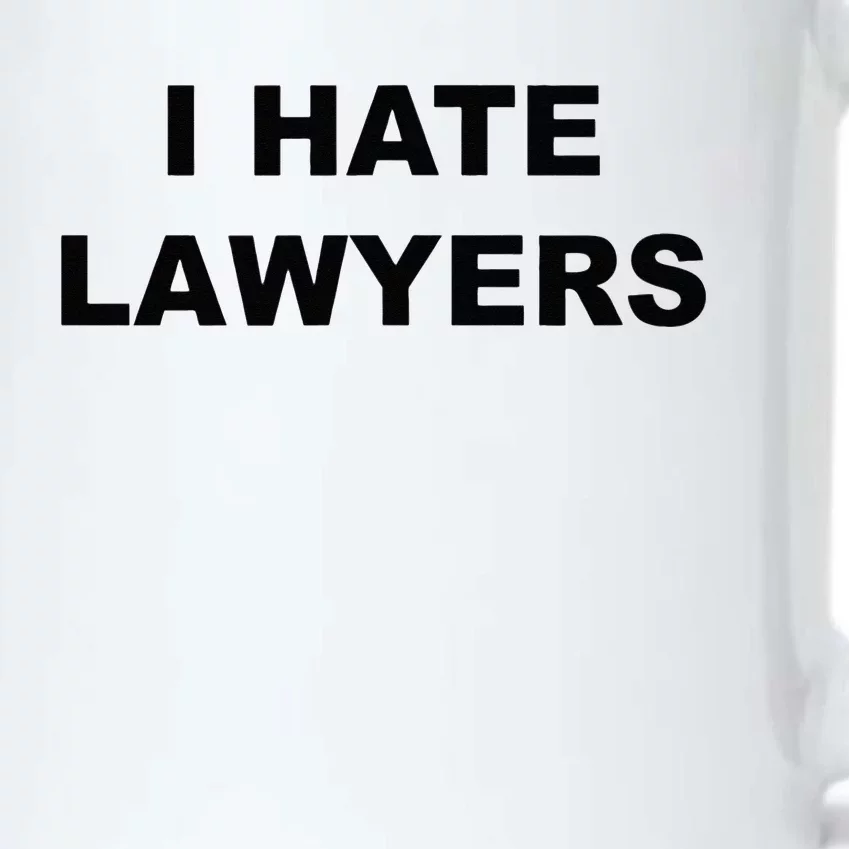 Top That Says I HATE LAWYERS Funny Anti Lawyers Suck Black Color Changing Mug