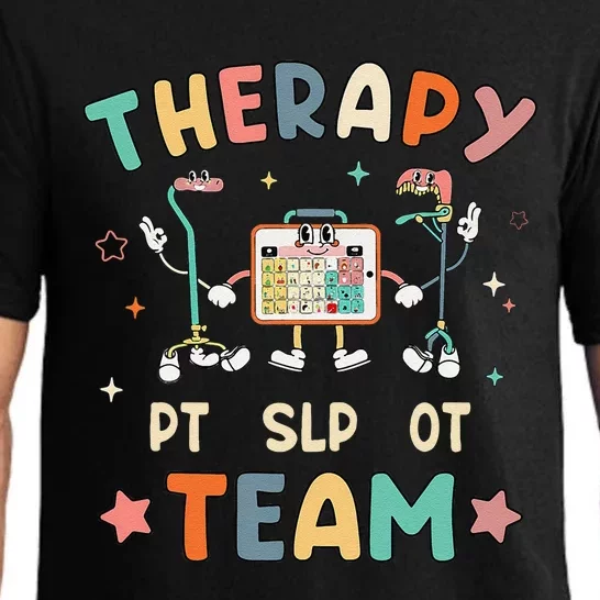 Therapy Team Slp Ot Pt Rehab Therapist Speech Language Pajama Set