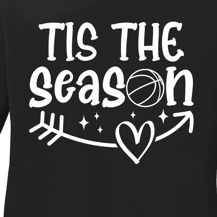 Tis The Season Festive Gamer Graphic Ladies Long Sleeve Shirt