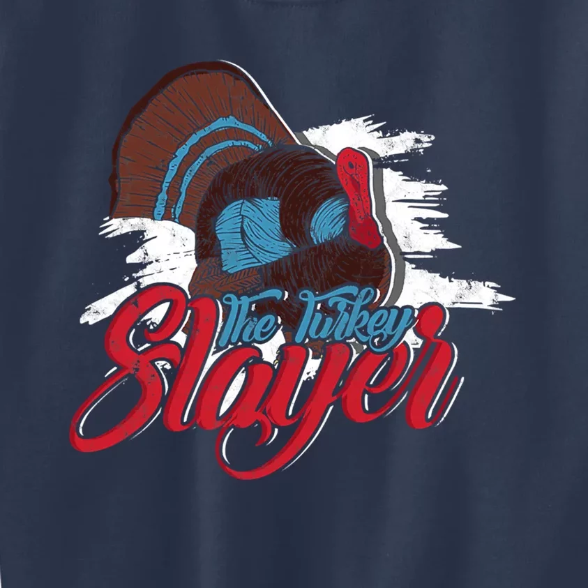 The Turkey Slayer American Hunting Kids Sweatshirt