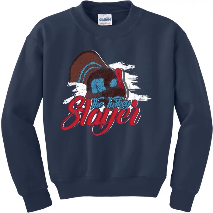 The Turkey Slayer American Hunting Kids Sweatshirt