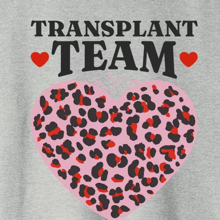 Transplant Team Squad Medical Organ Transplant Crew Gift Women's Crop Top Tee