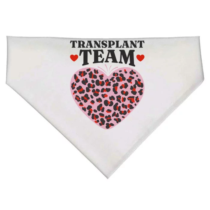 Transplant Team Squad Medical Organ Transplant Crew Gift USA-Made Doggie Bandana