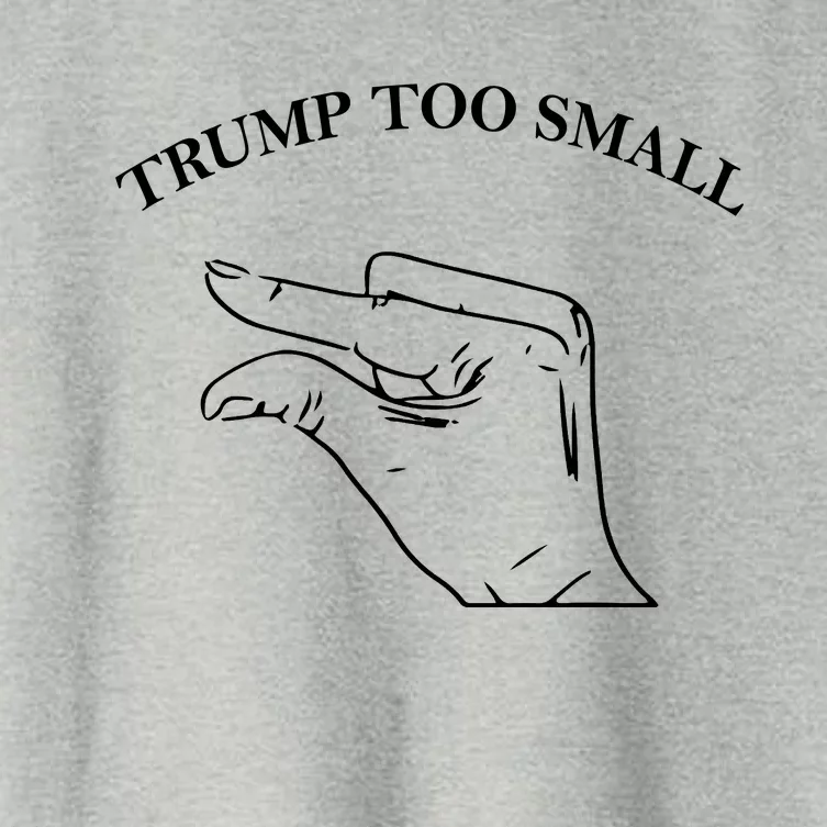 Trump Too Small Women's Crop Top Tee