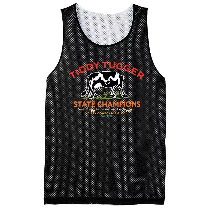 Tugger Tiddy State Champions Mesh Reversible Basketball Jersey Tank