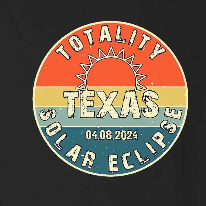 Totality Texas Solar Eclipse 2024 America Total Eclipse Toddler Long Sleeve Shirt