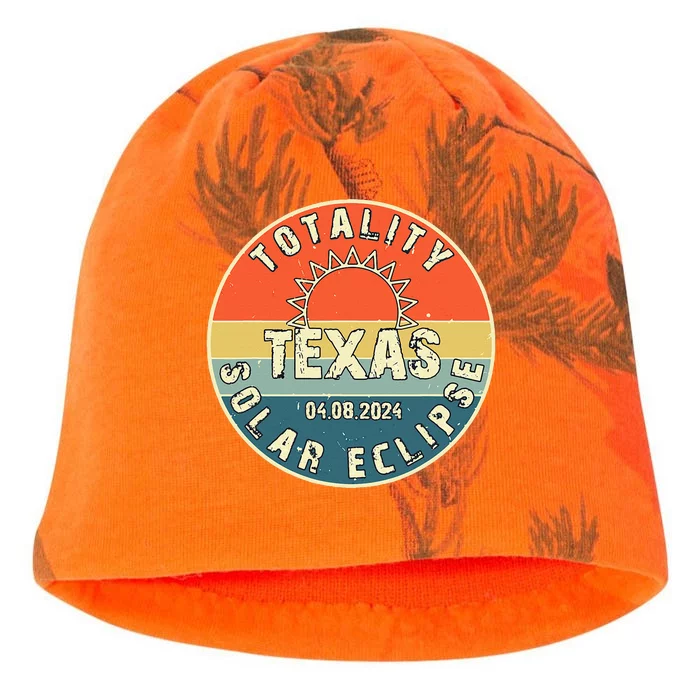 Totality Texas Solar Eclipse 2024 America Total Eclipse Kati - Camo Knit Beanie