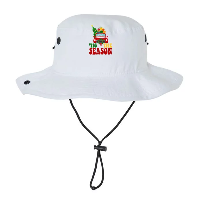 Tis The Season Jolly Christmas Truck Legacy Cool Fit Booney Bucket Hat