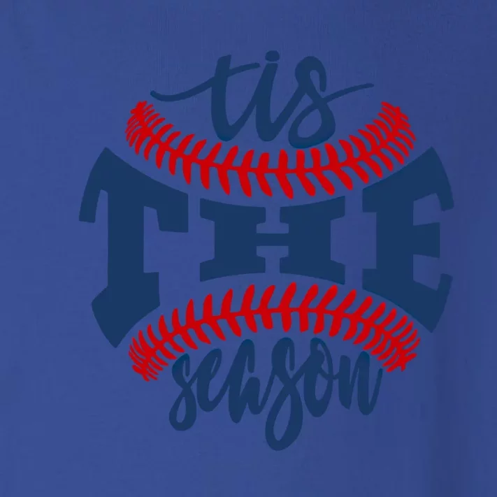 Tis The Season Baseball Softball Lovers Gift Toddler Long Sleeve Shirt