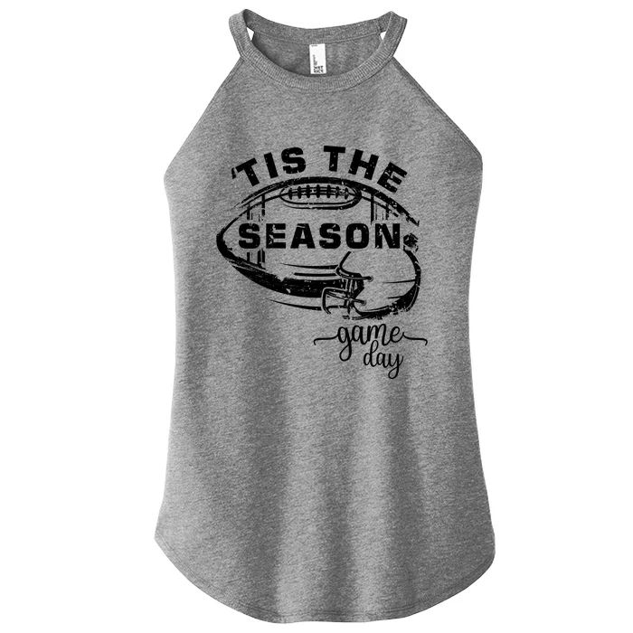 Tis The Season Football Gift Tis The Season Football Gift Women’s Perfect Tri Rocker Tank