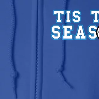 Tis The Season Soccer Player Funny Gift Full Zip Hoodie