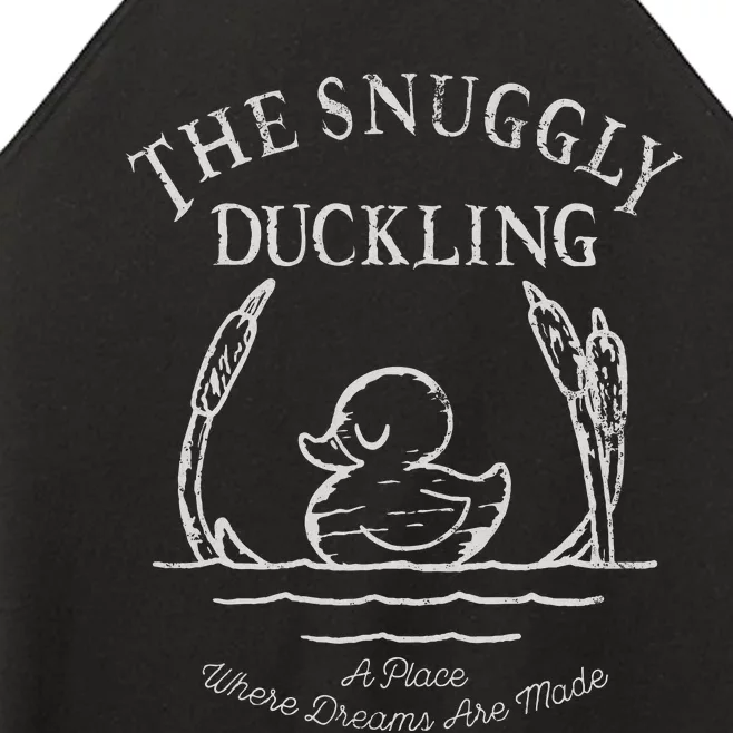 Tangled The Snuggly Duckling Where Dreams Are Made Women’s Perfect Tri Rocker Tank