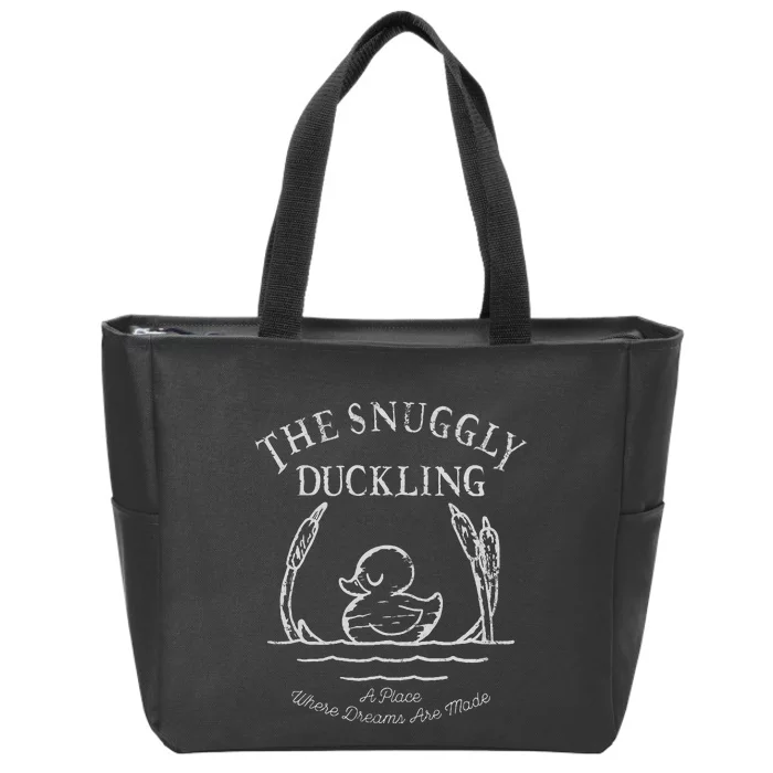 Tangled The Snuggly Duckling Where Dreams Are Made Zip Tote Bag