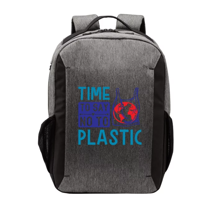 Time To Say No To Plastic Vector Backpack