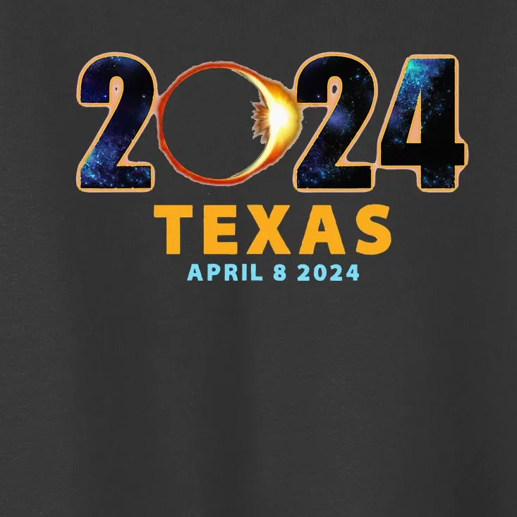 Texas Total Solar Eclipse 2024 Toddler T-Shirt