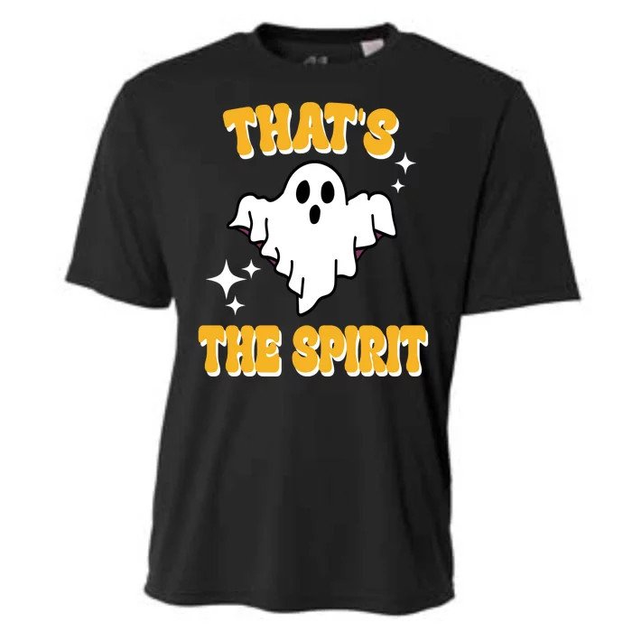 Thats The Spirit Funny Halloween Ghost Cooling Performance Crew T-Shirt