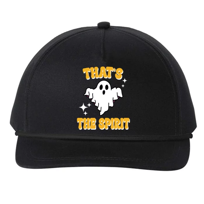 Thats The Spirit Funny Halloween Ghost Snapback Five-Panel Rope Hat