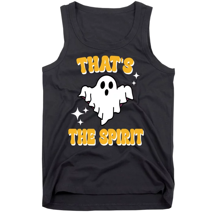 Thats The Spirit Funny Halloween Ghost Tank Top