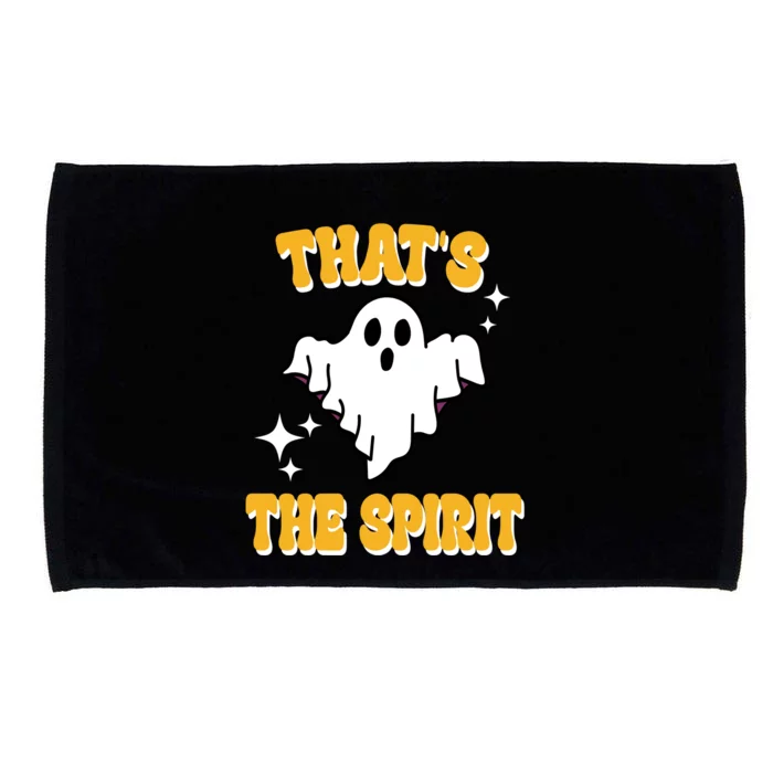 Thats The Spirit Funny Halloween Ghost Microfiber Hand Towel