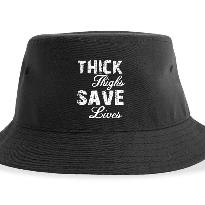 Thick Thighs Save Lives Sustainable Bucket Hat