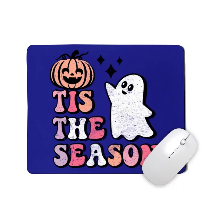 Tis The Season Cute Halloween Retro Ghost Gift Mousepad