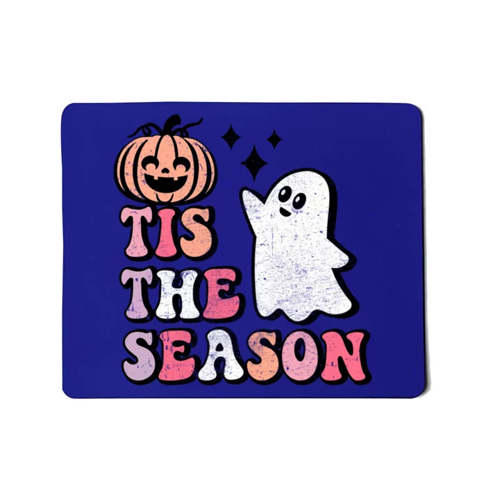 Tis The Season Cute Halloween Retro Ghost Gift Mousepad