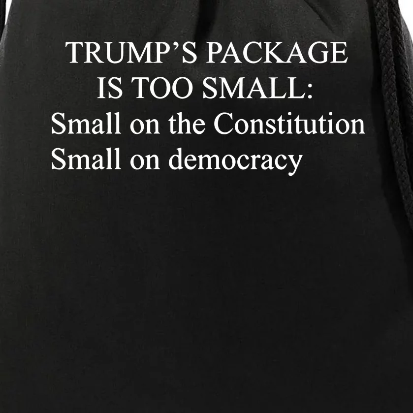 Trump Too Small Drawstring Bag